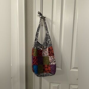 Handmade African hobo purse